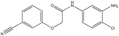  N-(3-amino-4-chlorophenyl)-2-(3-cyanophenoxy)acetamide