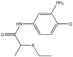 N-(3-amino-4-chlorophenyl)-2-(ethylsulfanyl)propanamide Struktur