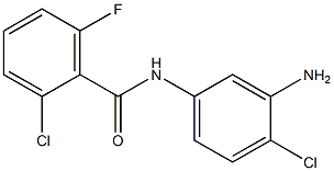 N-(3-amino-4-chlorophenyl)-2-chloro-6-fluorobenzamide 结构式