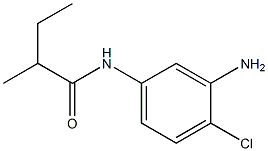 N-(3-amino-4-chlorophenyl)-2-methylbutanamide 结构式