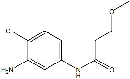 N-(3-amino-4-chlorophenyl)-3-methoxypropanamide Structure