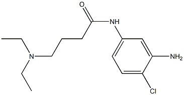 N-(3-amino-4-chlorophenyl)-4-(diethylamino)butanamide Struktur