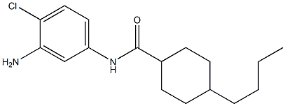 N-(3-amino-4-chlorophenyl)-4-butylcyclohexane-1-carboxamide Structure