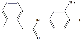 N-(3-amino-4-fluorophenyl)-2-(2-fluorophenyl)acetamide Structure