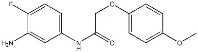 N-(3-amino-4-fluorophenyl)-2-(4-methoxyphenoxy)acetamide Structure