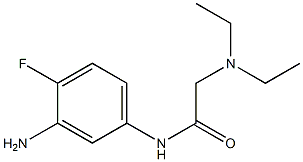 N-(3-amino-4-fluorophenyl)-2-(diethylamino)acetamide Structure