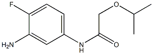 N-(3-amino-4-fluorophenyl)-2-(propan-2-yloxy)acetamide Structure