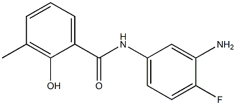 N-(3-amino-4-fluorophenyl)-2-hydroxy-3-methylbenzamide Structure