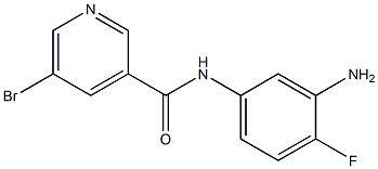  N-(3-amino-4-fluorophenyl)-5-bromopyridine-3-carboxamide