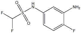N-(3-amino-4-fluorophenyl)difluoromethanesulfonamide Structure