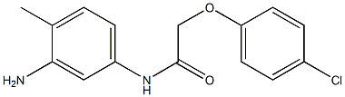 N-(3-amino-4-methylphenyl)-2-(4-chlorophenoxy)acetamide Structure