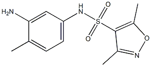 N-(3-amino-4-methylphenyl)-3,5-dimethyl-1,2-oxazole-4-sulfonamide|