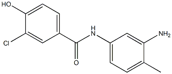 N-(3-amino-4-methylphenyl)-3-chloro-4-hydroxybenzamide Struktur