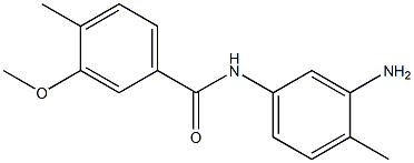 N-(3-amino-4-methylphenyl)-3-methoxy-4-methylbenzamide 结构式