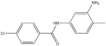 N-(3-amino-4-methylphenyl)-4-chlorobenzamide Structure