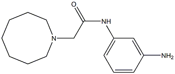 N-(3-aminophenyl)-2-(azocan-1-yl)acetamide Struktur