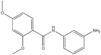 N-(3-aminophenyl)-2,4-dimethoxybenzamide Structure