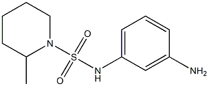 N-(3-aminophenyl)-2-methylpiperidine-1-sulfonamide,,结构式