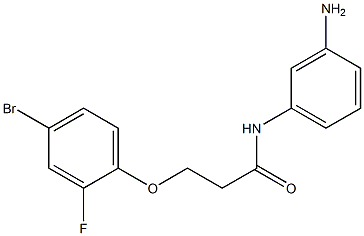 N-(3-aminophenyl)-3-(4-bromo-2-fluorophenoxy)propanamide