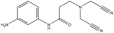  N-(3-aminophenyl)-3-[bis(cyanomethyl)amino]propanamide