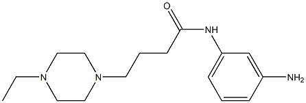 N-(3-aminophenyl)-4-(4-ethylpiperazin-1-yl)butanamide Struktur