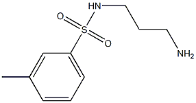 N-(3-aminopropyl)-3-methylbenzenesulfonamide Structure