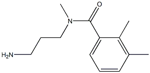 N-(3-aminopropyl)-N,2,3-trimethylbenzamide Structure