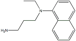 N-(3-aminopropyl)-N-ethylnaphthalen-1-amine Structure