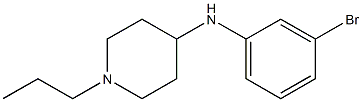 N-(3-bromophenyl)-1-propylpiperidin-4-amine Struktur