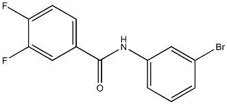 N-(3-bromophenyl)-3,4-difluorobenzamide Struktur