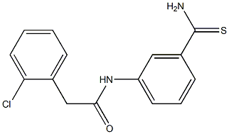 N-(3-carbamothioylphenyl)-2-(2-chlorophenyl)acetamide