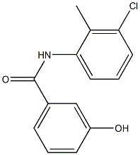 N-(3-chloro-2-methylphenyl)-3-hydroxybenzamide Structure