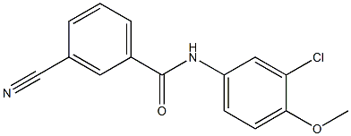 N-(3-chloro-4-methoxyphenyl)-3-cyanobenzamide