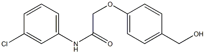  N-(3-chlorophenyl)-2-[4-(hydroxymethyl)phenoxy]acetamide