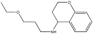 N-(3-ethoxypropyl)-3,4-dihydro-2H-1-benzopyran-4-amine Structure