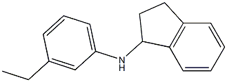 N-(3-ethylphenyl)-2,3-dihydro-1H-inden-1-amine Struktur