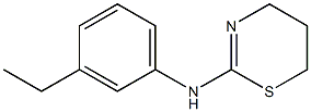 N-(3-ethylphenyl)-5,6-dihydro-4H-1,3-thiazin-2-amine Struktur