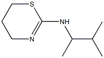 N-(3-methylbutan-2-yl)-5,6-dihydro-4H-1,3-thiazin-2-amine,,结构式