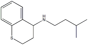 N-(3-methylbutyl)-3,4-dihydro-2H-1-benzothiopyran-4-amine 化学構造式