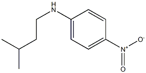 N-(3-methylbutyl)-4-nitroaniline,,结构式