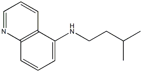 N-(3-methylbutyl)quinolin-5-amine Structure