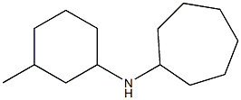 N-(3-methylcyclohexyl)cycloheptanamine Structure