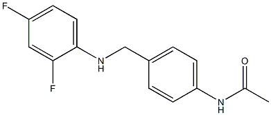 N-(4-{[(2,4-difluorophenyl)amino]methyl}phenyl)acetamide|