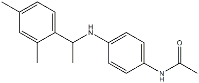 N-(4-{[1-(2,4-dimethylphenyl)ethyl]amino}phenyl)acetamide