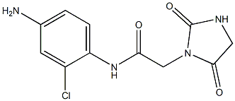 N-(4-amino-2-chlorophenyl)-2-(2,5-dioxoimidazolidin-1-yl)acetamide