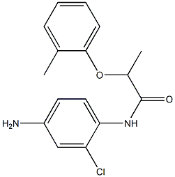 N-(4-amino-2-chlorophenyl)-2-(2-methylphenoxy)propanamide Structure