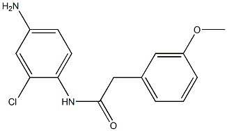 N-(4-amino-2-chlorophenyl)-2-(3-methoxyphenyl)acetamide Structure