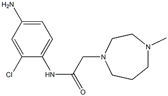 N-(4-amino-2-chlorophenyl)-2-(4-methyl-1,4-diazepan-1-yl)acetamide Structure