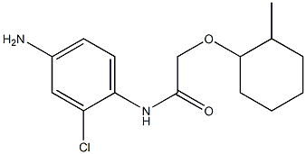 N-(4-amino-2-chlorophenyl)-2-[(2-methylcyclohexyl)oxy]acetamide Structure