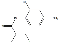 N-(4-amino-2-chlorophenyl)-2-methylpentanamide 结构式